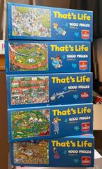 5 That's life puzzels 1000pcs, Ophalen of Verzenden, 500 t/m 1500 stukjes, Zo goed als nieuw