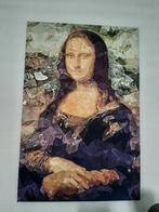 Leuk Canvas Schilderij van Mona Lisa, Ophalen, Zo goed als nieuw, Schilderij, Minder dan 50 cm