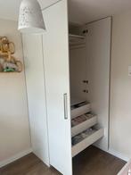 Fijne, verlichte IKEA PAX-kast met mat witte deuren, Huis en Inrichting, Kasten | Kledingkasten, 100 tot 150 cm, Ophalen of Verzenden