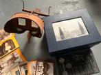 oude antieke stereokijker perfecscore stereoscope foto's USA, Antiek en Kunst, Curiosa en Brocante, Ophalen of Verzenden