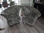 Zebra fauteuil - set van 2, Ophalen, Gebruikt, Twee, Zwart