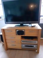 Audio-meubel, Huis en Inrichting, Kasten | Televisiemeubels, Ophalen, Eikenhout, 50 tot 100 cm, Zo goed als nieuw