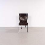 6x Montis Spica Stoel Bruin Leder – Zwart Frame, Huis en Inrichting, Stoelen, Niet ingevuld, Gebruikt, Bruin, Niet ingevuld