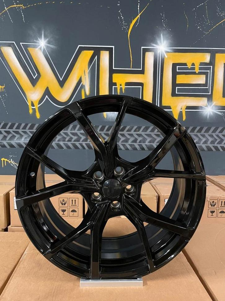 5x100 18" VW ESTORIL LOOK SPORTVELGEN! VW POLO T-CROSS AUDI, Auto-onderdelen, Banden en Velgen, Velg(en), Zomerbanden, 18 inch