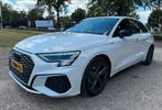 Audi A3 30 Sportback S-Line - Virtual Dash- Fabrieksgarantie, 65 €/maand, Leder en Stof, Wit, Origineel Nederlands