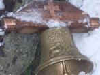 bronzen kerkklok, kapel, kloosterklok, diameter klok 28 cm, Antiek en Kunst, Antiek | Koper en Brons, Ophalen, Brons