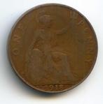 Groot-Brittannië 1 Penny 1918 KN Kings Norton Birmingham !!!, Ophalen of Verzenden, Overige landen