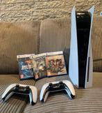 Complete PS5 Disk + 2 Controllers + Games - Goede Staat, Spelcomputers en Games, Spelcomputers | Sony PlayStation 5, Ophalen of Verzenden