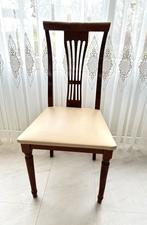 Stoelen italiaanse stijl | set van 6 stuks | MOET NU WEG!!, Ophalen, Gebruikt, Bruin, Hout