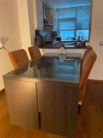Spiegeltafel en stoelen, Huis en Inrichting, Complete inboedels, Ophalen