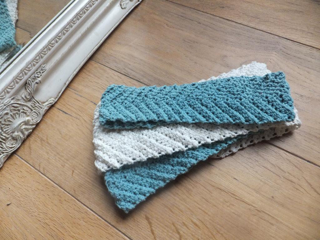 boho hippie haarbanden, gehaakt, katoen, mix & match 3 stuks, Ophalen, Nieuw