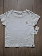 Daily7 shirt t-shirt broderie off white mt 104, Kinderen en Baby's, Kinderkleding | Maat 104, Ophalen of Verzenden, Zo goed als nieuw