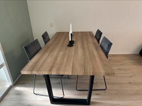 Eettafel, Huis en Inrichting, Tafels | Eettafels, Zo goed als nieuw, 50 tot 100 cm, 200 cm of meer, Vijf personen of meer, Rechthoekig