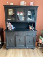 Mooie zwarte buffet kast, Huis en Inrichting, Kasten | Buffetkasten, Ophalen, Gebruikt, 100 tot 150 cm, 200 cm of meer