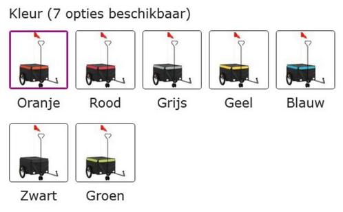 Fietskar bagagekar transportkar aanhanger 45kg GRATIS BEZORG, Fietsen en Brommers, Fietsaccessoires | Aanhangers en Karren, Nieuw