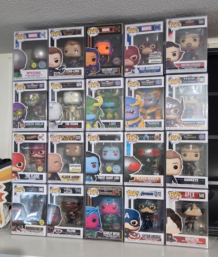 Funko Pops Helden & Schurken Nieuw in Beschermhoes, Verzamelen, Poppetjes en Figuurtjes, Nieuw, Ophalen