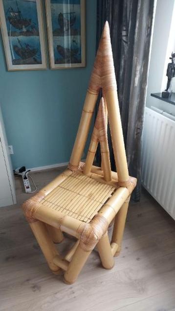 Bamboe design stoel beschikbaar voor biedingen