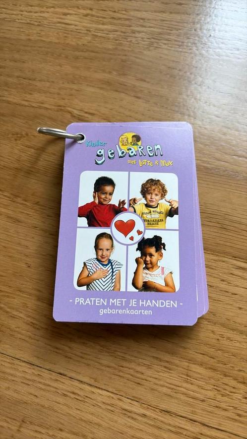 Lotte en max baby gebaren taal kaarten, Kinderen en Baby's, Badjes en Verzorging, Zo goed als nieuw, Overige typen, Overige merken