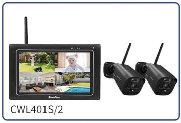 SecuFirst CWL401W2 Met 7 inch monitor en 2x Draadloze Camera beschikbaar voor biedingen