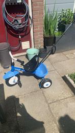 Kettler driewieler blauw met stang, Ophalen, Zo goed als nieuw
