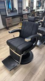 Barbierstoel Bakla Black kappersstoel baard trim barbersalon, Huis en Inrichting, Stoelen, Zwart, Metaal, Nieuw, Ophalen of Verzenden