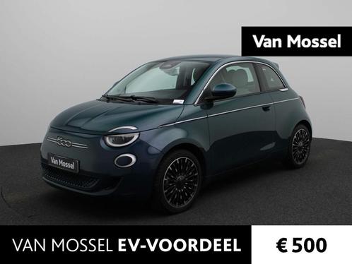 Fiat 500e La Prima 42 kWh | Leder | Navi | ECC | Cam | PDC |, Auto's, Fiat, Bedrijf, Te koop, 500E, ABS, Achteruitrijcamera, Airbags