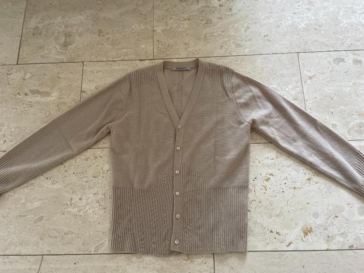 AnotherWoman: z.g.a.n. wollen vestje maat 38, Kleding | Dames, Truien en Vesten, Zo goed als nieuw, Maat 38/40 (M), Beige, Verzenden