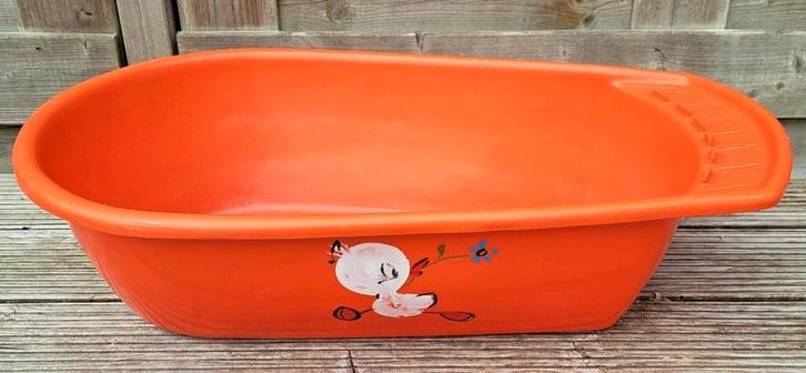 Vintage baby bad - met eendje, Verzamelen, Retro, Persoonlijke verzorging, Ophalen of Verzenden