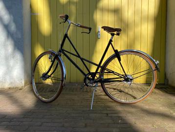 Hele fijne antieke stadsfiets, Locomotief kruisframe beschikbaar voor biedingen