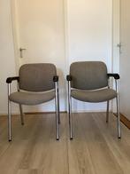Gijs van der Sluis stijl buisframe stoeltjes, vintage., Ophalen, Gebruikt, Twee