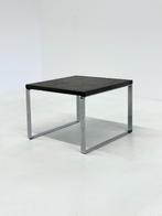 Brutalistische salontafel met Leistenen blad van Peter Draen, Antiek en Kunst, Ophalen