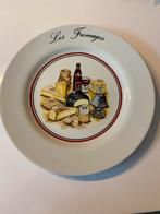 Vintage kaas bord kaasbord Les Fromages antiek, Verzenden