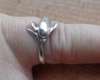 zilveren ring dolfijn [958], Sieraden, Tassen en Uiterlijk, Ringen, Verzenden, Zo goed als nieuw, 17 tot 18, Dame