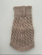 Honden knit trui/jas beige/tape maat xs, Dieren en Toebehoren, Ophalen of Verzenden, Nieuw, Hondentrui