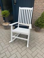 Witte houten schommelstoel, Kinderen en Baby's, Kinderkamer | Tafels en Stoelen, Ophalen of Verzenden, Gebruikt