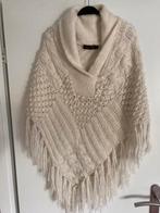 Ecru poncho gebreid, Kleding | Dames, Beige, Ophalen of Verzenden, Fionella, Maat 36 (S)