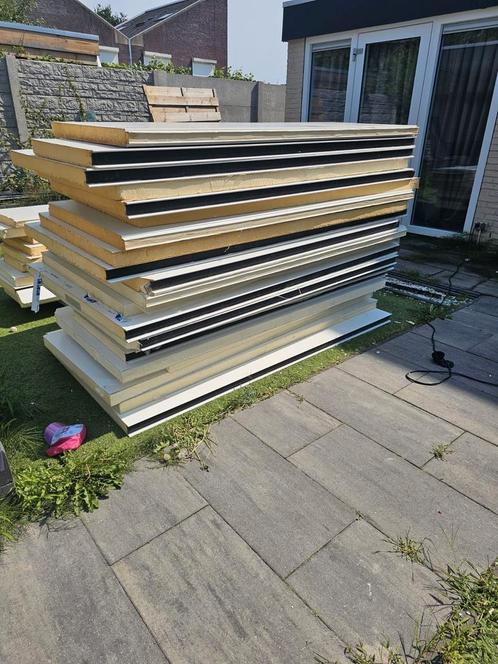Isolatie panelen (metaal), Doe-het-zelf en Verbouw, Isolatie en Afdichting, Gebruikt, Hardschuim (Pir), 15 m² of meer, Ophalen