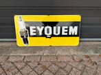 Eyquem bougie emaille reclamebord, Ophalen of Verzenden, Gebruikt, Reclamebord