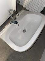 Wastefel met kraan en spiegel nieuw (bruynzeel), Huis en Inrichting, Badkamer | Badkamermeubels, Ophalen of Verzenden, Zo goed als nieuw