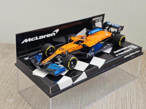 McLaren Renault MCL35, Carlos Sainz # 33, 2e GP Italy 2020., Hobby en Vrije tijd, Modelauto's | 1:43, Zo goed als nieuw, Auto