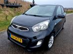 Kia Picanto 1.0 Cvvt 5-DRS 2011 ((nieuw model)) Zwart, Voorwielaandrijving, Stof, Zwart, 400 kg