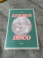 Vintage looking poster - Kitchen Disco - Canvas 20x30, Nieuw, Ophalen, Overige onderwerpen