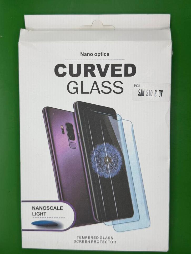 Samsung Galaxy S10e UV Tempered Glass (volledig scherm), Telecommunicatie, Mobiele telefoons | Toebehoren en Onderdelen, Nieuw