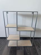 Wandrekje / Wandkastje (zilver/naturel) hxbxd=52x40x15cm, Ophalen, Zo goed als nieuw