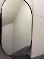 Ikea LINDBYN Spiegel met opberger, zwart, 40x70 cm, Minder dan 50 cm, Ophalen of Verzenden, Zo goed als nieuw, Minder dan 100 cm