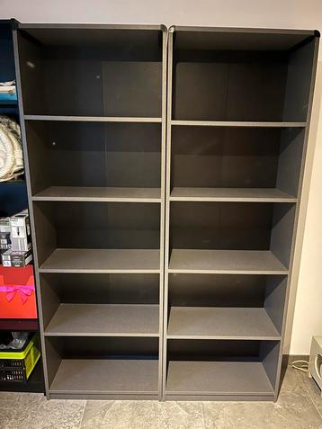 2x Boekenkast - Praktisch en Stijlvol! Grijs! beschikbaar voor biedingen