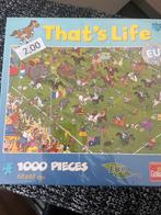 That's Life Puzzel 1000 Stukjes, Ophalen of Verzenden, 500 t/m 1500 stukjes, Zo goed als nieuw, Legpuzzel