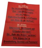 amerikaanse ww2 dropping flyer, Verzamelen, Militaria | Tweede Wereldoorlog, Ophalen of Verzenden, Amerika