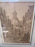 Ets v/d ENGELSE STEEG Amsterdam, Eugene  Rensburg, Antiek en Kunst, Ophalen of Verzenden