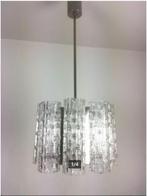 vintage Doria hanglamp mid-century, Ophalen, Zo goed als nieuw, Glas, Mid-century